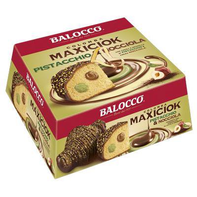 BALOCCO COLOMBA PISTACCHIO/NOCCIOLA GR.750