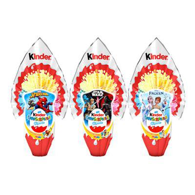 KINDER GRANSORPRESA T6 GR.320FROZEN/STAR WARS/SPIDERMAN