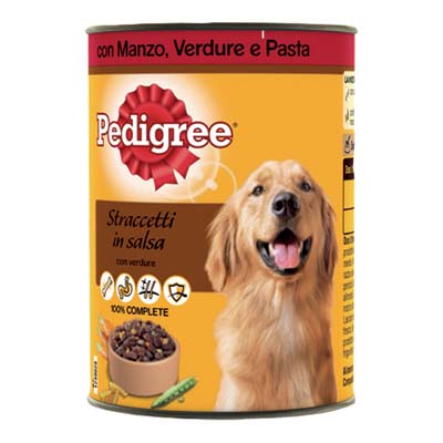 PEDIGREE BOCCONI CANE GR.400 MANZO/VERDURE/PASTA