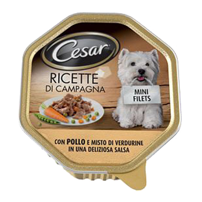 CESAR GR.150 RICETTE DI CAMPAGNA POLLO E VERDURE