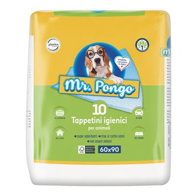 MR.PONGO TAPPETINO ASSORBENTEPER CANI 60X90 10 PZ