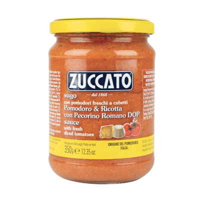 ZUCCATO SUGO RICOTTA PECORINOML 370