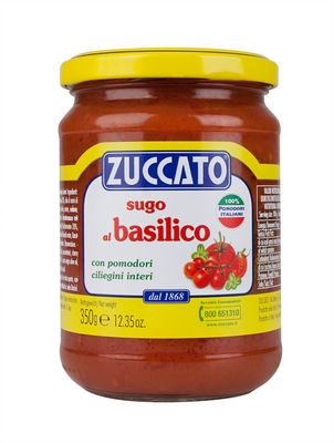 ZUCCATO SUGO BASILICO GR.350