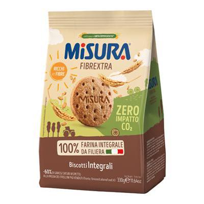 MISURA BISCOTTI FIBREXTRA INTEGRALI GR.330 SENZA OLIO DI PAL