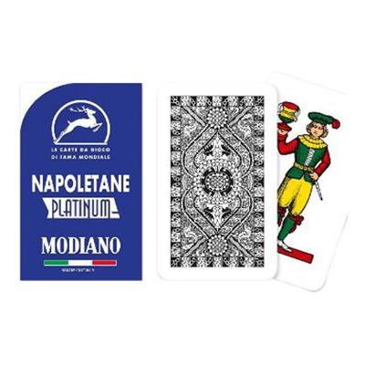 MODIANO NAPOLETANE PLATINUM BLU 100% PLASTICA