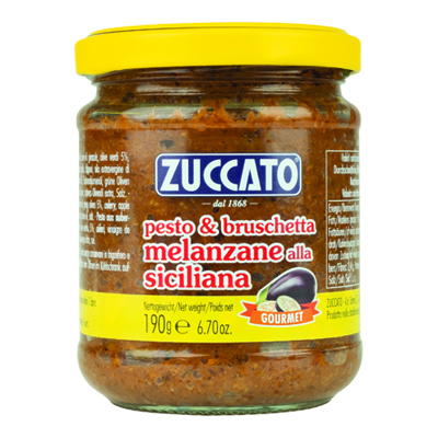 ZUCCATO PESTO MELANZANE GR.190