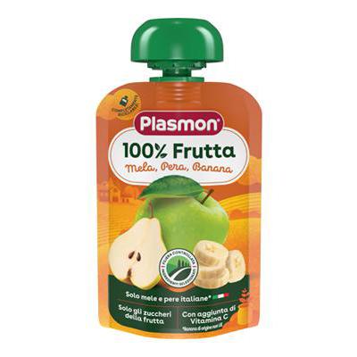 PLASMON POUCH MELA PERA BANANAGR.100