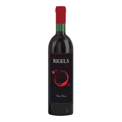 RIGELS VINO ROSSO CL.75 11�