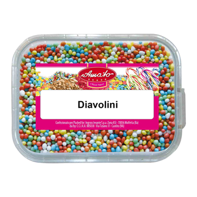 AMATO CONFETTI DIAVOLINI GR.60VASCHETTA