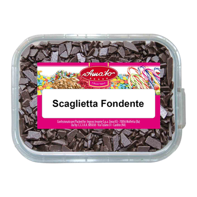 AMATO SCAGLIETTE CIOCCOLATA GR.60  VASCHETTA