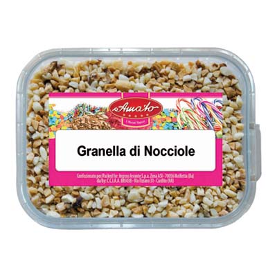 AMATO GRANELLA NOCCIOLA GR.60VASCHETTA