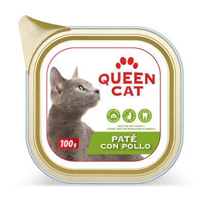 QUEEN CAT PATE'POLLO VASCHETTAGR.100