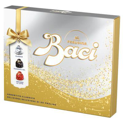 BACI SCATOLA NATALE ASSORTITACLASSICA GR.250
