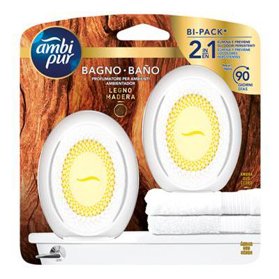 AMBI PUR LEGNO BAGNO 2 PZ