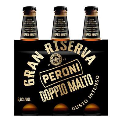 BIRRA PERONI DOPPIO MALTO BOTTIGLIA CL.33X3