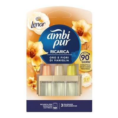 AMBI PUR 3VOL RICARICA LENOR ORO/FIORI ML.20