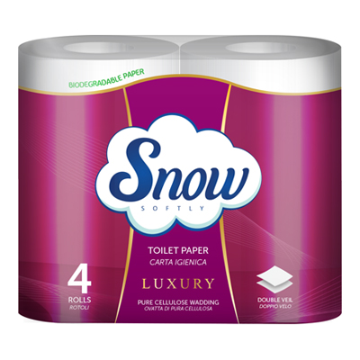 SNOW CARTA IGIENICA 2V X4 LUXURY