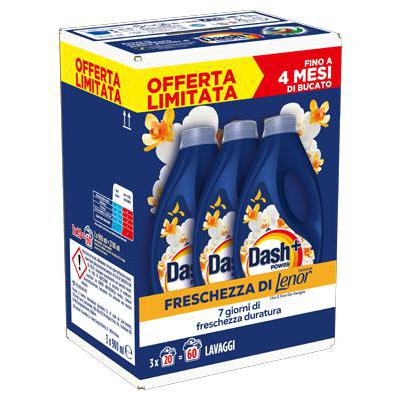 DASH LIQUIDO POWER ORO&FIORI VANIGLIA 3X20 LAVAGGI