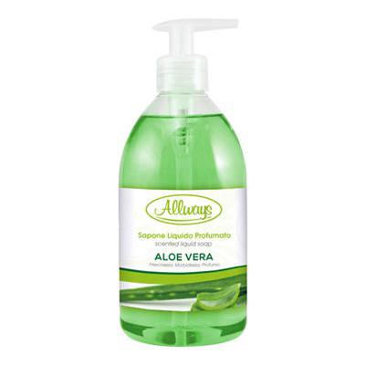 ALLWAYS SAPONE LIQUIDO LT.1 ALOE VERA