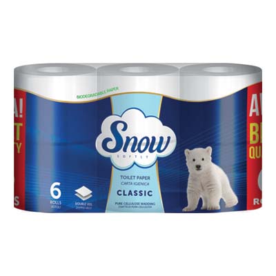 SNOW CARTA IGIENICA 2V X6 ROTOLI