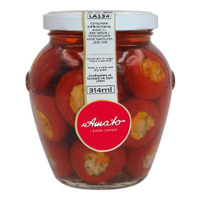 AMATO PEPERONCINO CILIEGINO ML314 VASO ORCIO RIPIENO TONNO/C