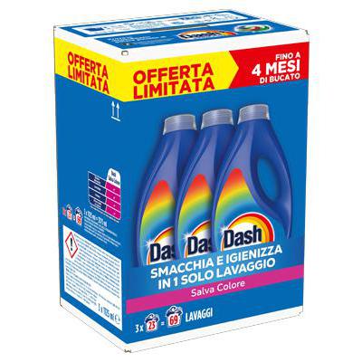 DASH LIQUIDO COLORE 3X23 LAVAGGI