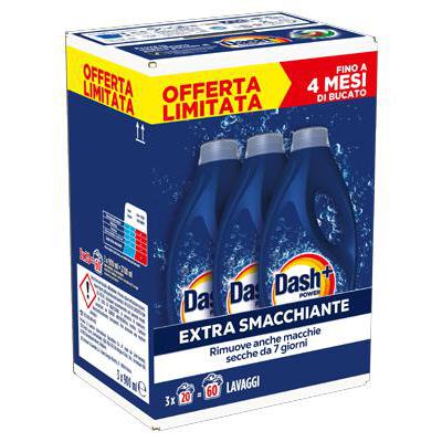 DASH LIQUIDO POWER SMACCHIANTE3X20 LAVAGGI