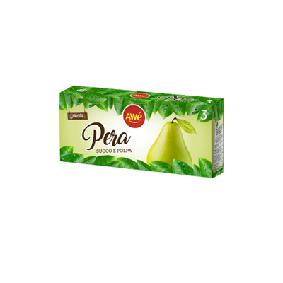 AWE' SUCCO DI FRUTTA PERA BRICK 200X3