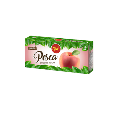 AWE' SUCCO DI FRUTTA PESCA BRICK 200X3