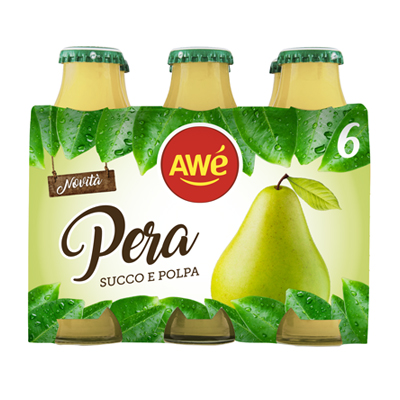 AWE' SUCCO DI FRUTTA PERA BOTTIGLIA ML.125X6