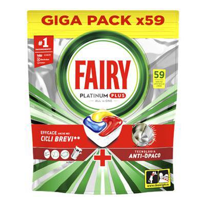 FAIRY PLATINUM PLUS LIMONE X 59 CAPS