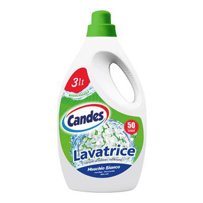 CANDES LAVATRICE MUSCHIO BIANCO 50 LAVAGGI LT.3