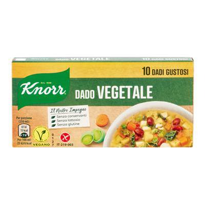 KNORR DADO VEGETALE X 10 CUBI