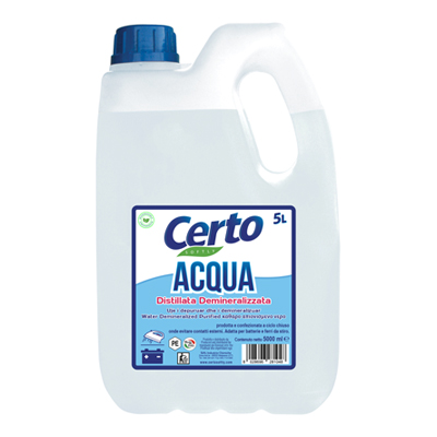 CERTO ACQUA DISTILLATA DEMINERALIZZATA LT.5