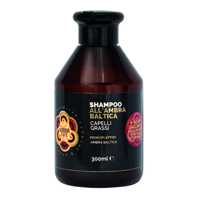 AMBER LIFE SHAMPOO CAPELLI GRASSI ML.300