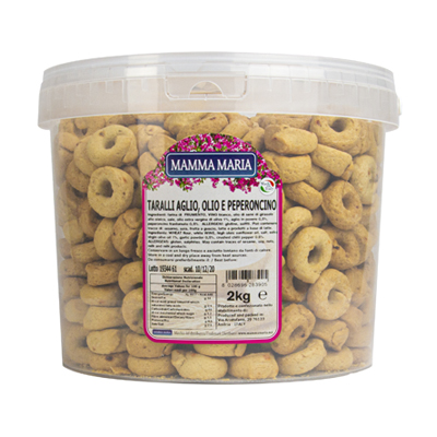 MAMMA MARIA KG.2 TARALLI AGLIO/OLIO/PEPERONCINO SECCHIO TOND