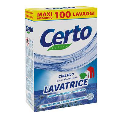 CERTO LAVATRICE FUSTONE CLASSICO 100 MISURINI