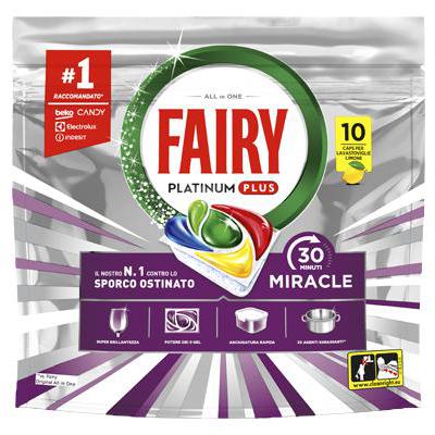 FAIRY MIRACLE PLATINUM PLUS LIMONE X 10 CAPS