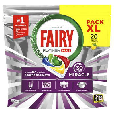 FAIRY MIRACLE PLATINUM PLUS LIMONE X 20 CAPS