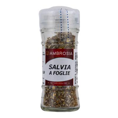 AMBROSIA SALVIA FOGLIE GR.15 VASO VETRO