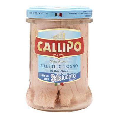 CALLIPO FILETTI TONNO NATURALEGR.200