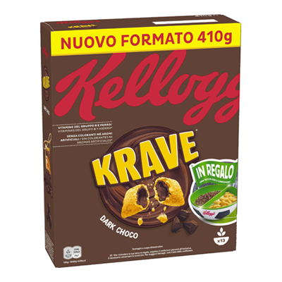 KELLOGG'S KRAVE CHOCO MILK GR.410