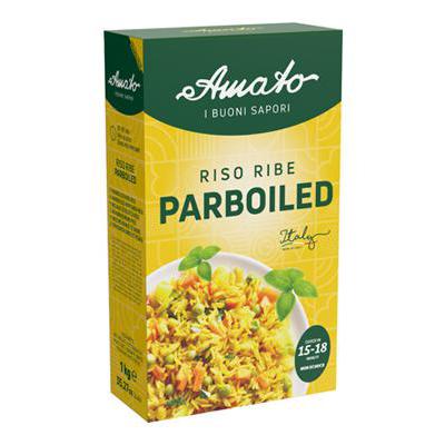 AMATO BUONI SAPORI RISO RIBE PARBOILED KG.1 ASTUCCIO