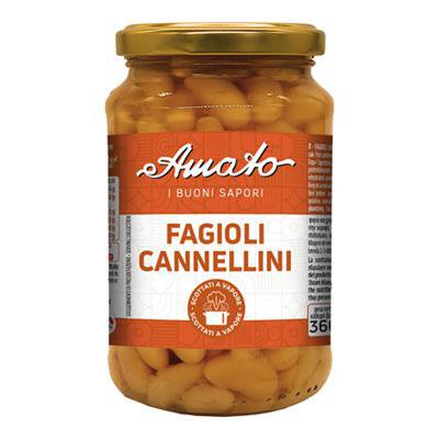 AMATO B.S.FAGIOLI CANNELLINI GR360 SCOTTATI A VAPORE VASO VE