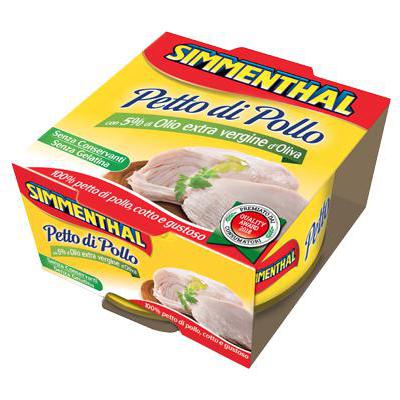 SIMMENTHAL PETTO DI POLLO OLIOEXTRA VERGINE GR133