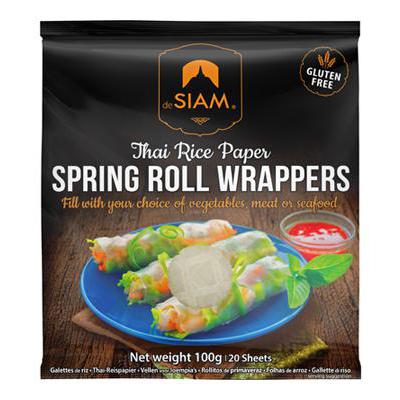 SIAM SPRING ROLL WRAPPERS 20 PEZZI GR100