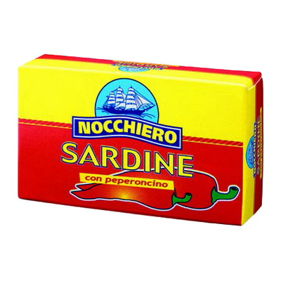 NOCCHIERO SARDINE GR.125 PICCANTI OLIO DI GIRASOLE