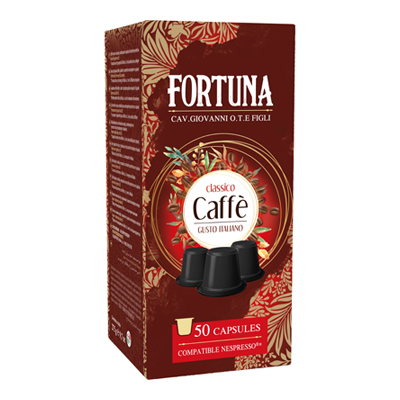 FORTUNA CAFFE'CAPSULE X50 PZ COMPATIBILI NESPRESSO