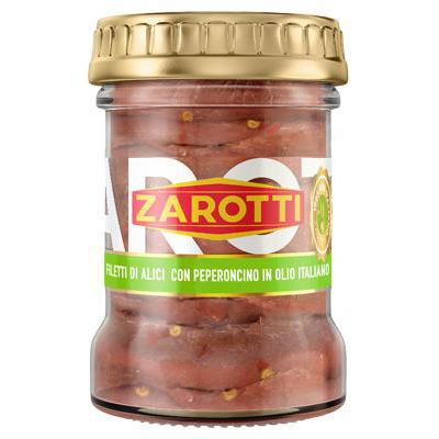 ZAROTTI ALICI DISTESI PEPERONCINO OLIO ITALIANO GR.65