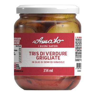 AMATO BS ANTIPASTO DI VERDUREIN OLIO DI SEMI DI  GIRASOLE M